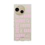 スリムプロテクションケース［ Barbie - ロゴパターン3 - クリア ］