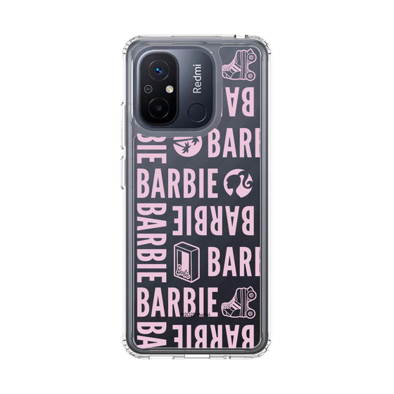 スリムプロテクションケース［ Barbie - ロゴパターン3 - クリア ］