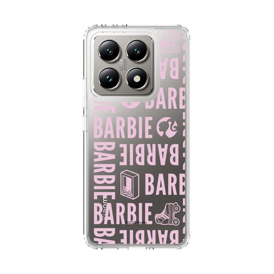 スリムプロテクションケース［ Barbie - ロゴパターン3 - クリア ］