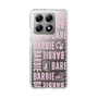 スリムプロテクションケース［ Barbie - ロゴパターン3 - クリア ］