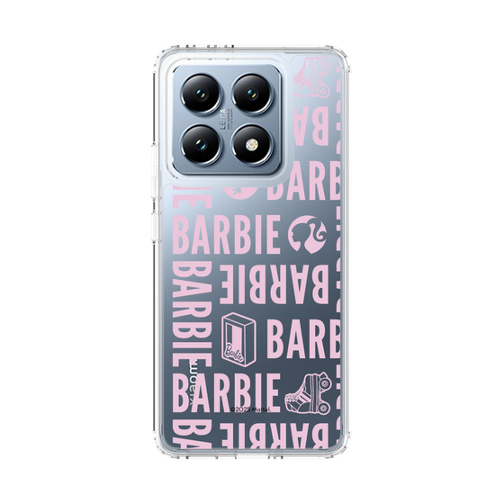 スリムプロテクションケース［ Barbie - ロゴパターン3 - クリア ］