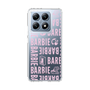 スリムプロテクションケース［ Barbie - ロゴパターン3 - クリア ］