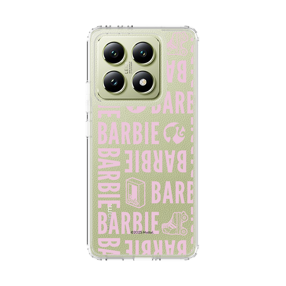 スリムプロテクションケース［ Barbie - ロゴパターン3 - クリア ］