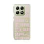 スリムプロテクションケース［ Barbie - ロゴパターン3 - クリア ］