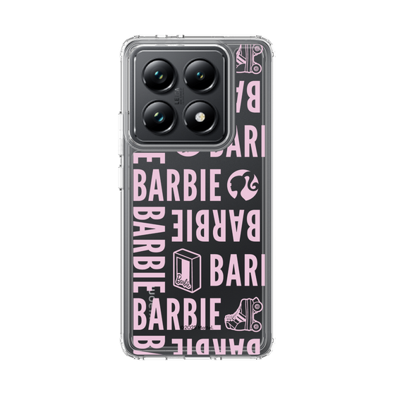 スリムプロテクションケース［ Barbie - ロゴパターン3 - クリア ］