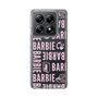 スリムプロテクションケース［ Barbie - ロゴパターン3 - クリア ］