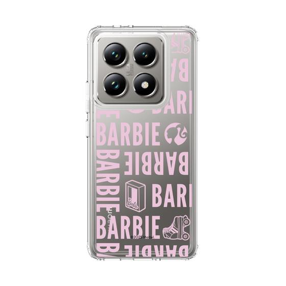 スリムプロテクションケース［ Barbie - ロゴパターン3 - クリア ］