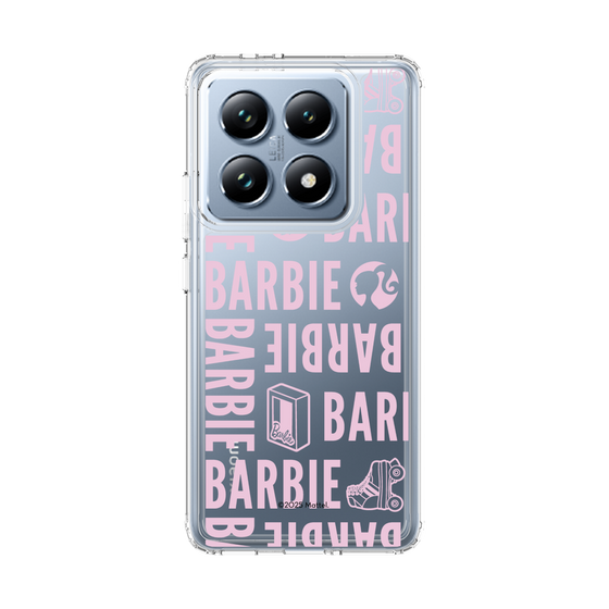 スリムプロテクションケース［ Barbie - ロゴパターン3 - クリア ］
