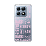 スリムプロテクションケース［ Barbie - ロゴパターン3 - クリア ］