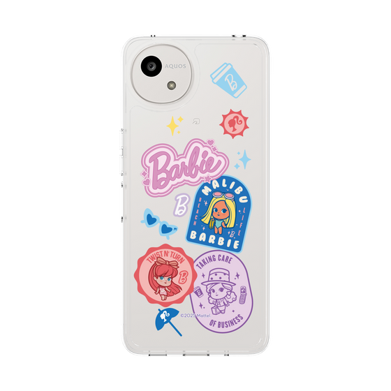 スリムプロテクションケース［ Barbie - CUTIE STYLE2 ］