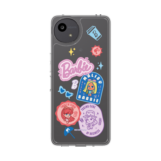スリムプロテクションケース［ Barbie - CUTIE STYLE2 ］