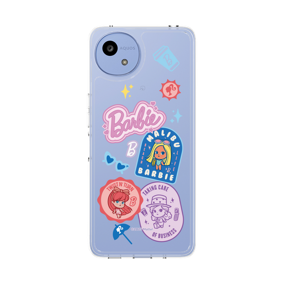 スリムプロテクションケース［ Barbie - CUTIE STYLE2 ］