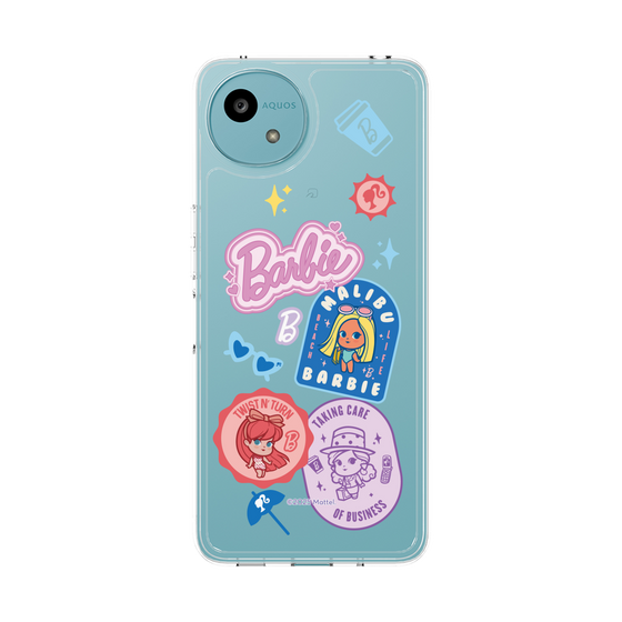 スリムプロテクションケース［ Barbie - CUTIE STYLE2 ］