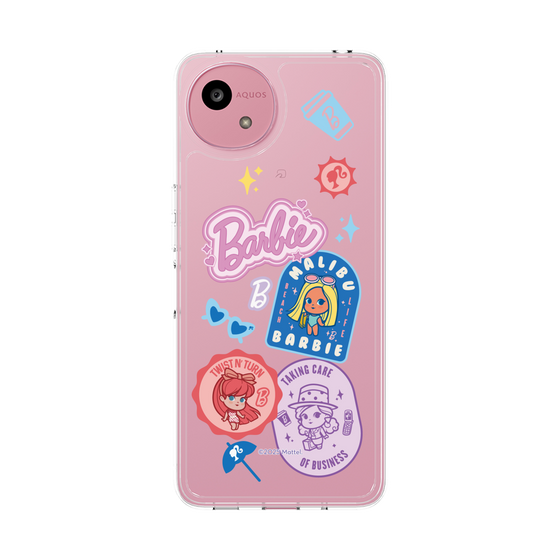 スリムプロテクションケース［ Barbie - CUTIE STYLE2 ］