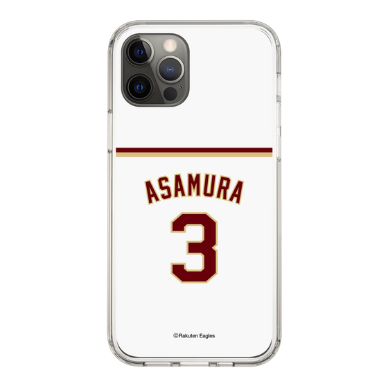 スリムプロテクションケース［ 楽天イーグルス - #3 Asamura - ホーム ］