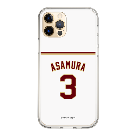 スリムプロテクションケース［ 楽天イーグルス - #3 Asamura - ホーム ］