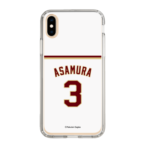 スリムプロテクションケース［ 楽天イーグルス - #3 Asamura - ホーム ］