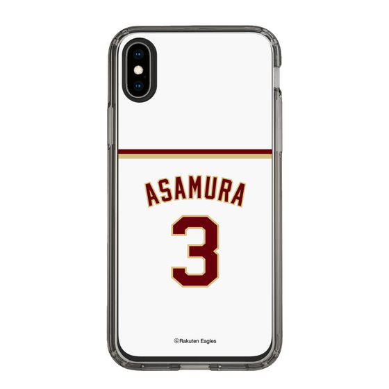 スリムプロテクションケース［ 楽天イーグルス - #3 Asamura - ホーム ］