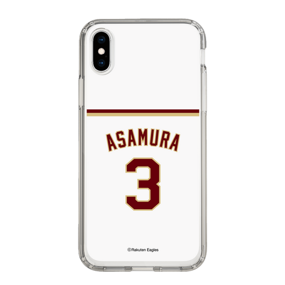 スリムプロテクションケース［ 楽天イーグルス - #3 Asamura - ホーム ］