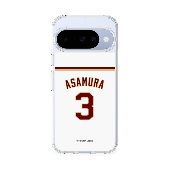 スリムプロテクションケース［ 楽天イーグルス - #3 Asamura - ホーム ］