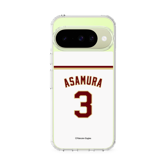 スリムプロテクションケース［ 楽天イーグルス - #3 Asamura - ホーム ］