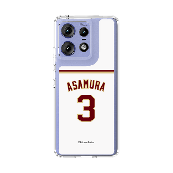 スリムプロテクションケース［ 楽天イーグルス - #3 Asamura - ホーム ］