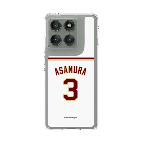 スリムプロテクションケース［ 楽天イーグルス - #3 Asamura - ホーム ］