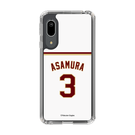 スリムプロテクションケース［ 楽天イーグルス - #3 Asamura - ホーム ］