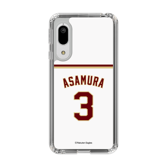 スリムプロテクションケース［ 楽天イーグルス - #3 Asamura - ホーム ］