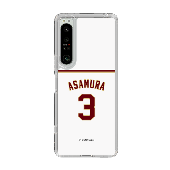 スリムプロテクションケース［ 楽天イーグルス - #3 Asamura - ホーム ］