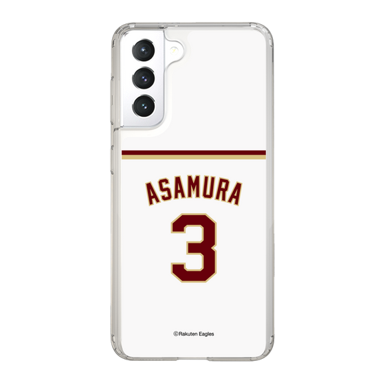 スリムプロテクションケース［ 楽天イーグルス - #3 Asamura - ホーム ］