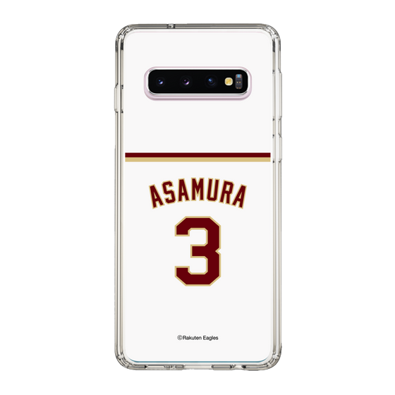 スリムプロテクションケース［ 楽天イーグルス - #3 Asamura - ホーム ］
