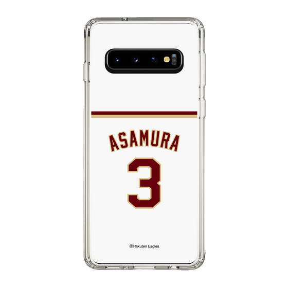 スリムプロテクションケース［ 楽天イーグルス - #3 Asamura - ホーム ］