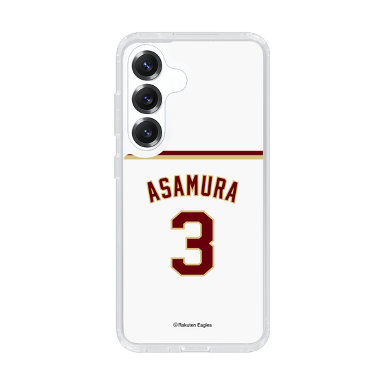 スリムプロテクションケース［ 楽天イーグルス - #3 Asamura - ホーム ］