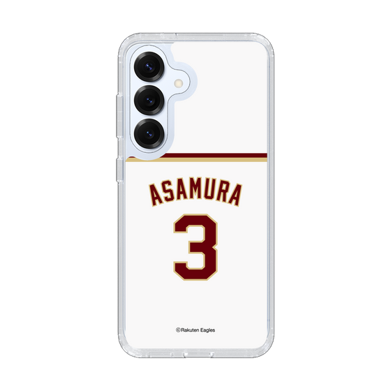 スリムプロテクションケース［ 楽天イーグルス - #3 Asamura - ホーム ］
