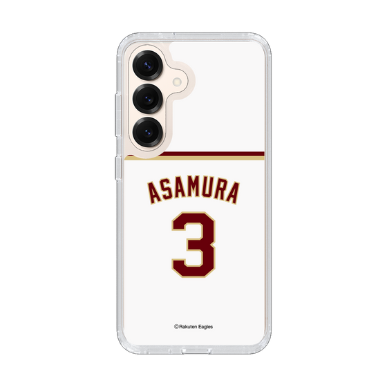 スリムプロテクションケース［ 楽天イーグルス - #3 Asamura - ホーム ］
