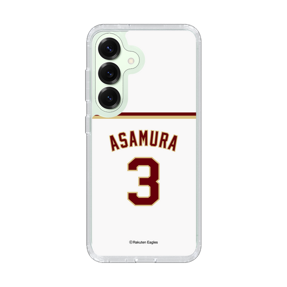 スリムプロテクションケース［ 楽天イーグルス - #3 Asamura - ホーム ］