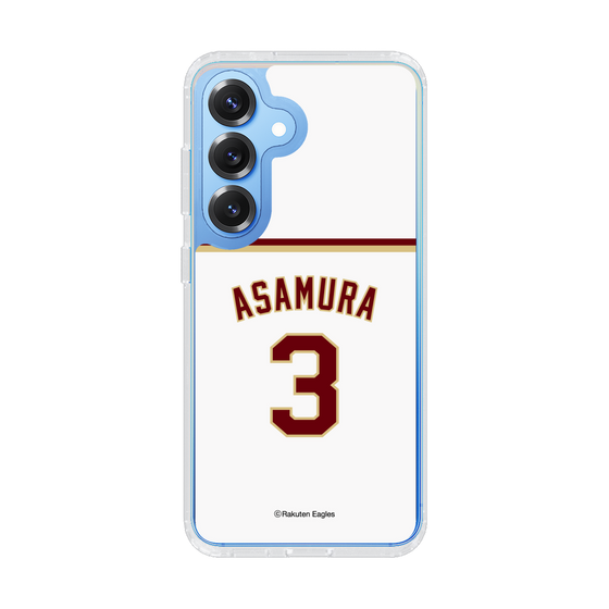 スリムプロテクションケース［ 楽天イーグルス - #3 Asamura - ホーム ］
