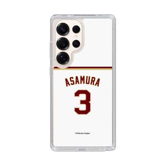 スリムプロテクションケース［ 楽天イーグルス - #3 Asamura - ホーム ］