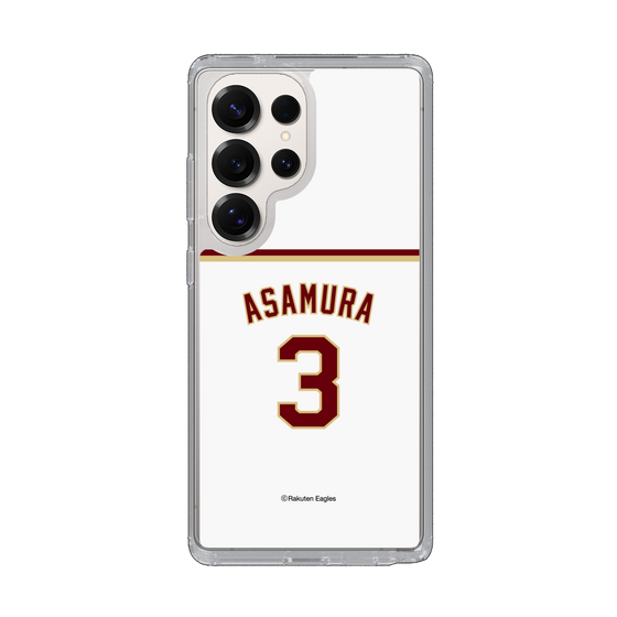 スリムプロテクションケース［ 楽天イーグルス - #3 Asamura - ホーム ］