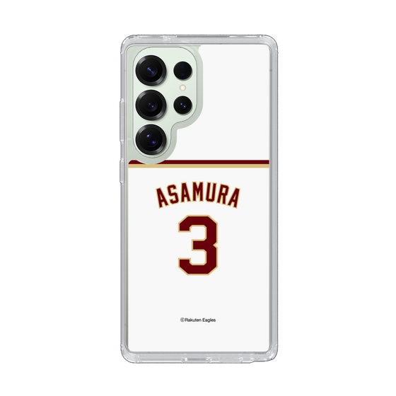 スリムプロテクションケース［ 楽天イーグルス - #3 Asamura - ホーム ］