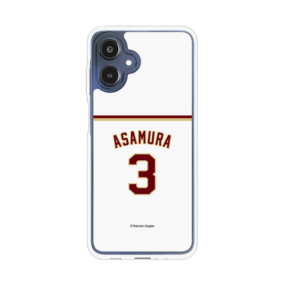 スリムプロテクションケース［ 楽天イーグルス - #3 Asamura - ホーム ］