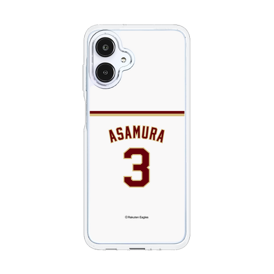 スリムプロテクションケース［ 楽天イーグルス - #3 Asamura - ホーム ］