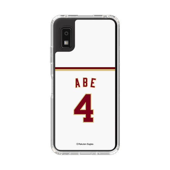 スリムプロテクションケース［ 楽天イーグルス - #4 Abe - ホーム ］