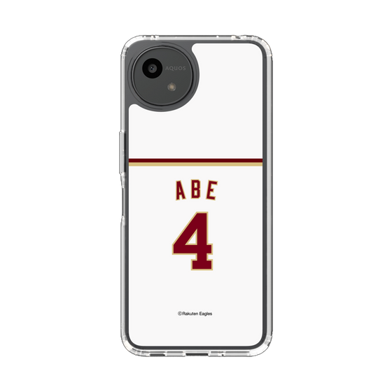 スリムプロテクションケース［ 楽天イーグルス - #4 Abe - ホーム ］