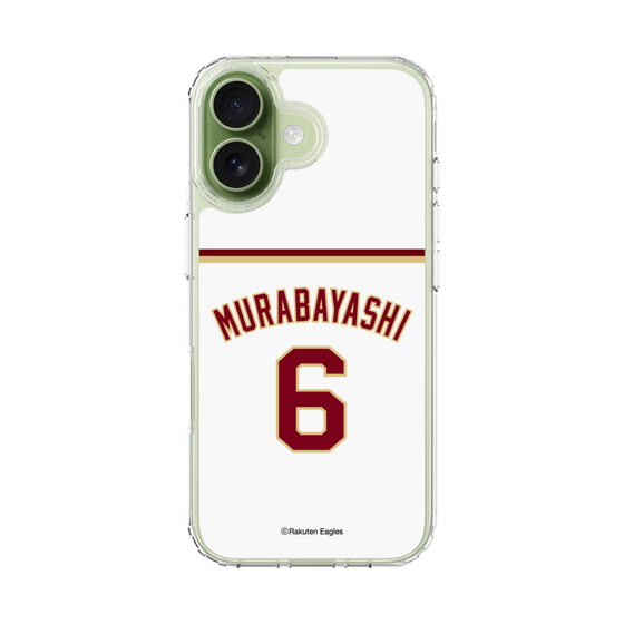 スリムプロテクションケース［ 楽天イーグルス - #6 Murabayashi - ホーム ］