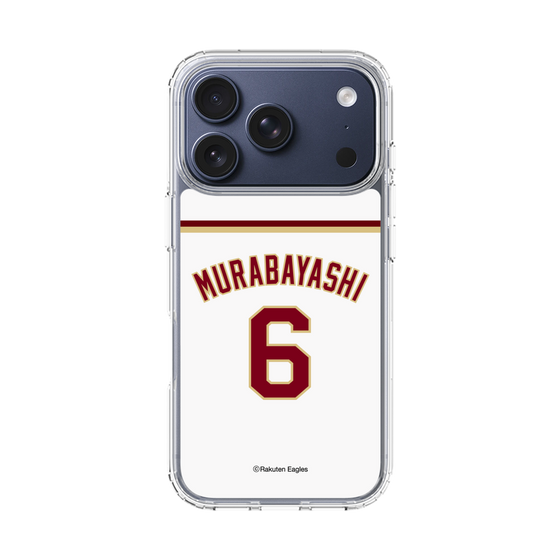 スリムプロテクションケース［ 楽天イーグルス - #6 Murabayashi - ホーム ］