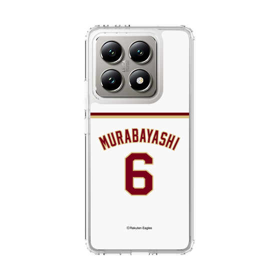 スリムプロテクションケース［ 楽天イーグルス - #6 Murabayashi - ホーム ］