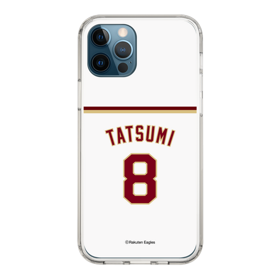 スリムプロテクションケース［ 楽天イーグルス - #8 Tatsumi - ホーム ］