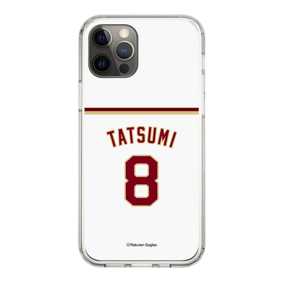 スリムプロテクションケース［ 楽天イーグルス - #8 Tatsumi - ホーム ］